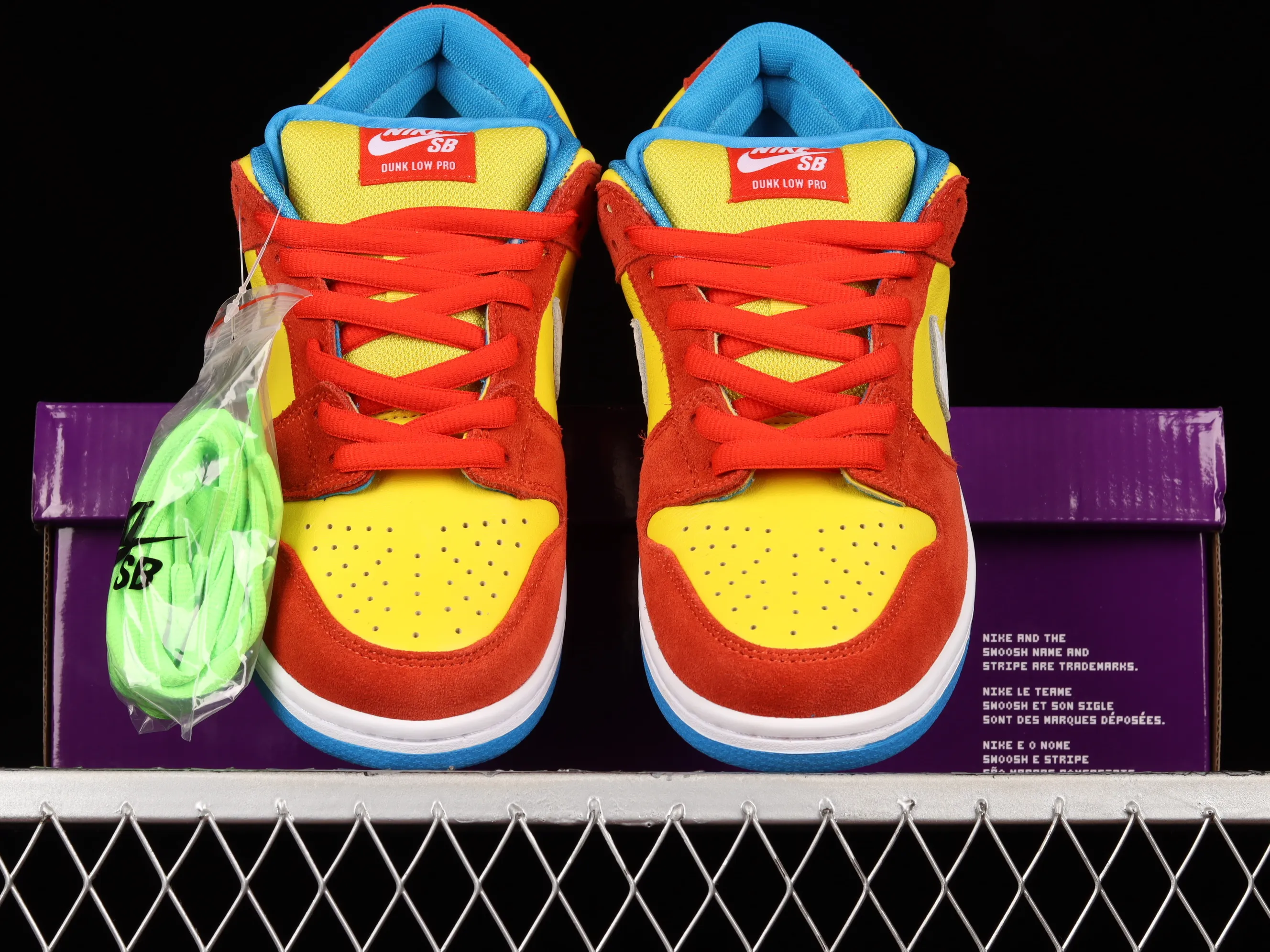 All categories Nk SB Dunk series Nk SB Dunk Low low-top sneakers J version Nk SB Dunk Low Pro "Bart Simpson" yellow orange Simpson SB low-top sports and leisure sneakers BQ6817-602